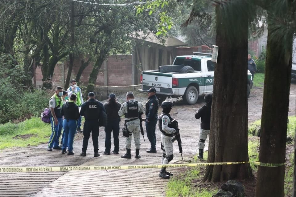 También se presentaron elementos del Ejército y de la Guardia Nacional, quienes resguardaron el sitio.