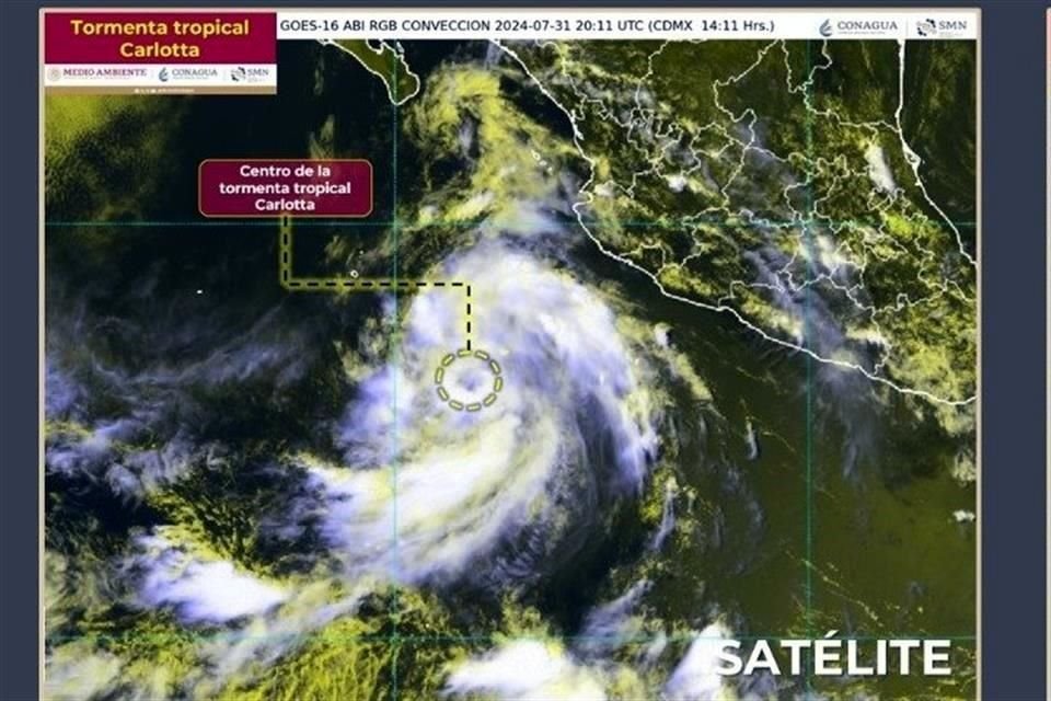 La tormenta se volvería huracán pero sin tocar tierra, según pronósticos.