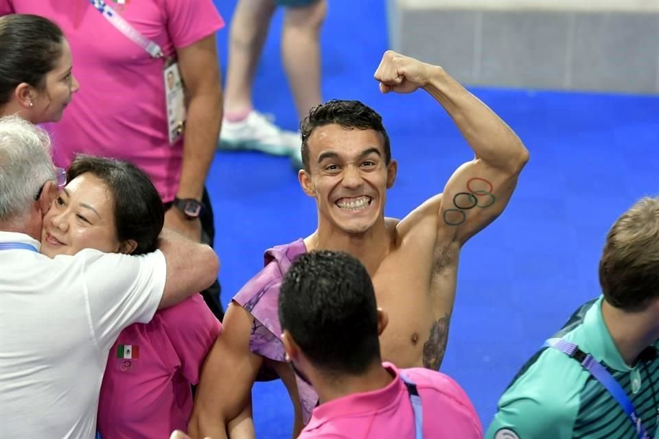 Juan Manuel Celaya se colgó, junto a Osmar Olvera, la plata en París 2024.