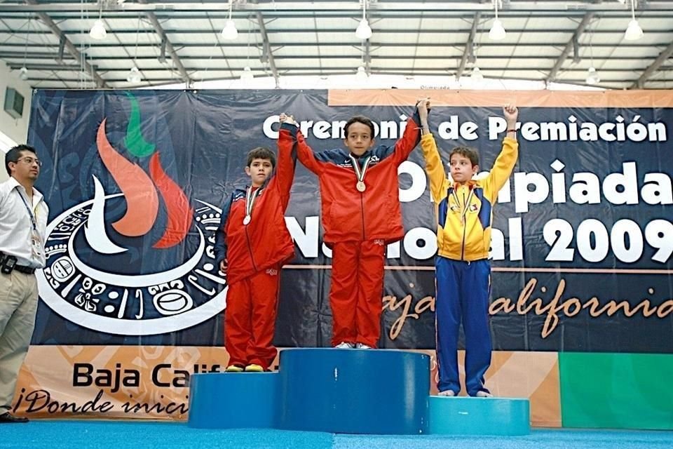 'Meme' Celaya se inició en los clavados a los 9 años. Aquí en la Olimpiada Nacional 2009.