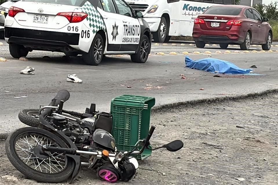 Personal de la Guardia Nacional se hizo cargo de las indagatorias del accidente.