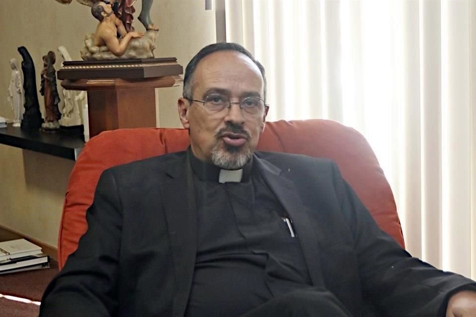 Padre Ernesto María Caro, exorcista de la Arquidiócesis de Monterrey desde hace 15 años.