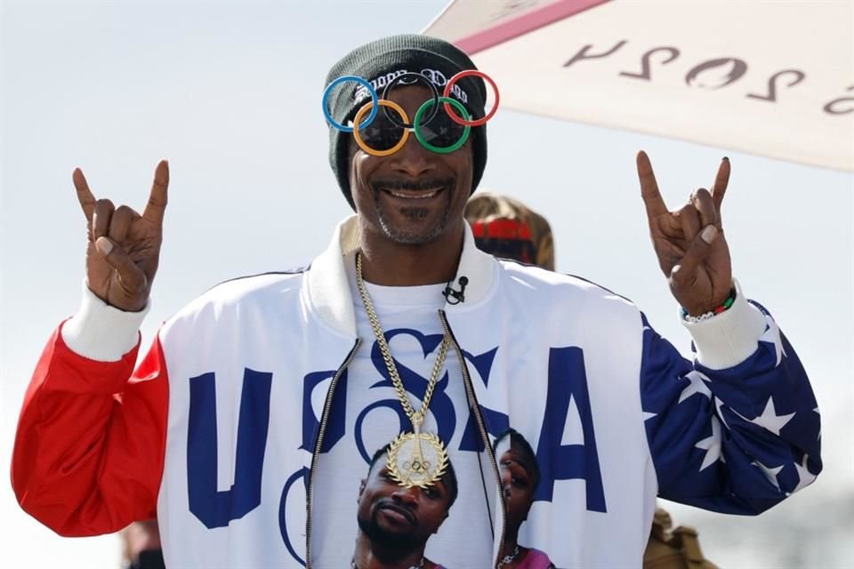 Snoop Dogg se convirtió en la 'mascota extra oficial' de los Juegos Olímpicos de París tras sus apariciones y apoyo hacia los atletas.