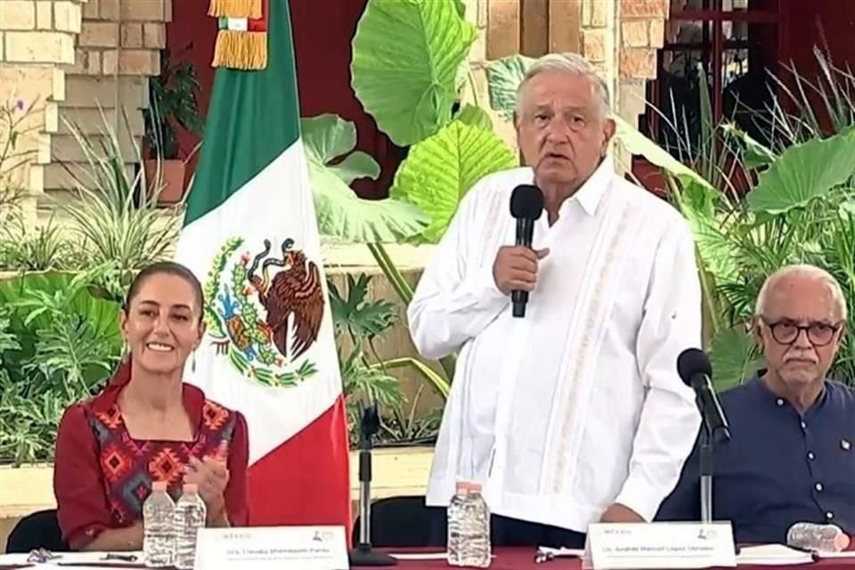 La virtual Presidenta electa y el Mandatario acudieron a gira de trabajo por Nayarit.