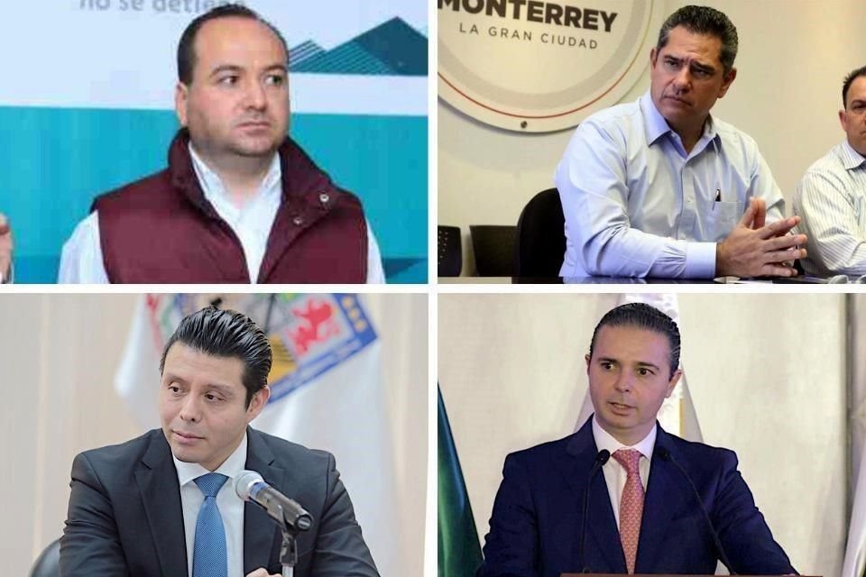 Los aspirantes a titular de la Fiscalía: Alberto Barrera, Genaro García, Guadalupe Saldaña y Pedro Arce.