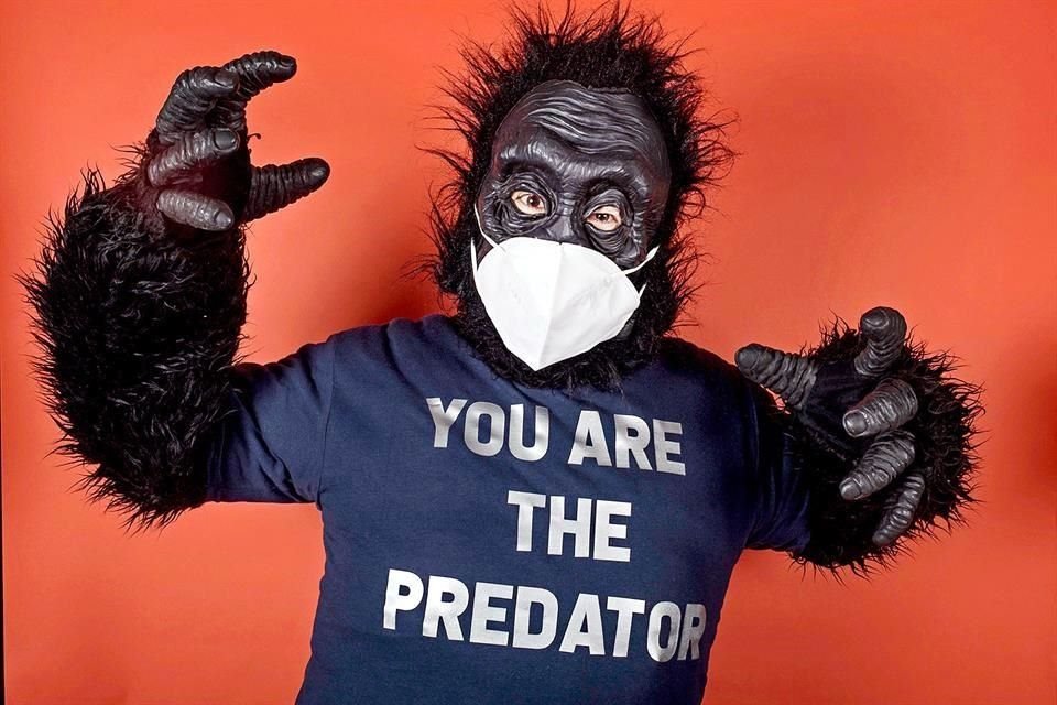 La artista Yolanda Leal llevará a Los Ángeles su performance 'Gorilla nature'.