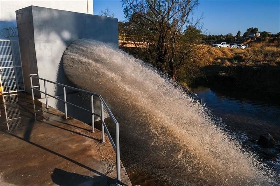 La presa dará 3 metros cúbicos por segundo de agua a la ZMG.