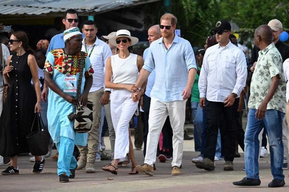 Enrique y meghan viajaron a San Basilio de Palenque, departamento de Bolívar, Colombia