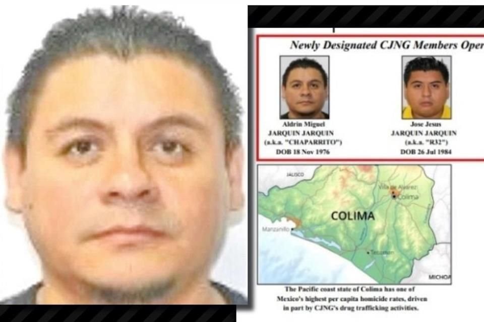 'El Chaparrito' es señalado por autoridades de Estados Unidos de controlar el tráfico de drogas en Manzanillo, Colima, para el CJNG.