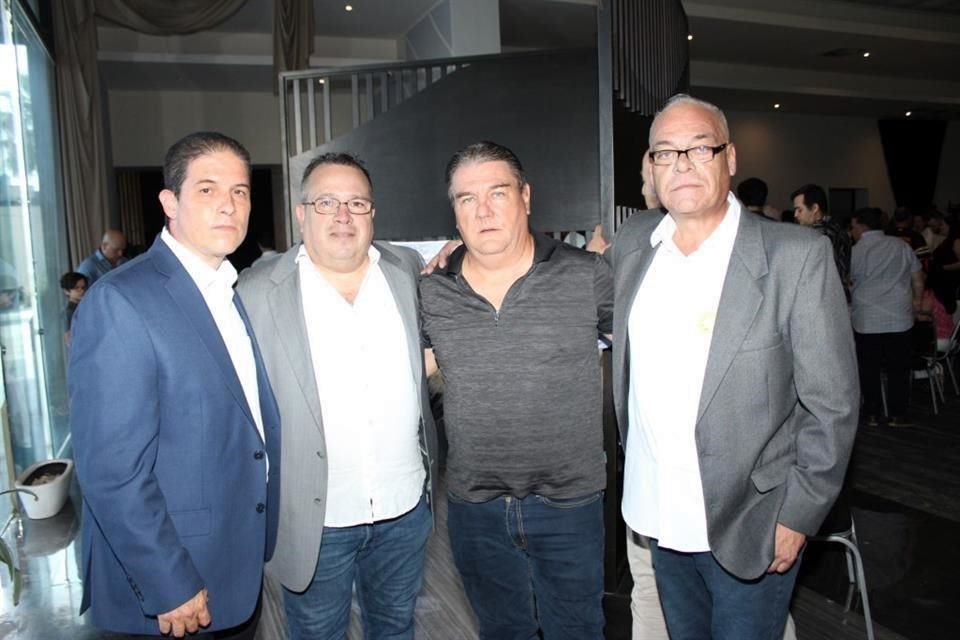 Érick Rosiles, Luis Enrique Sánchez, Luis Zavala y Cornelio González