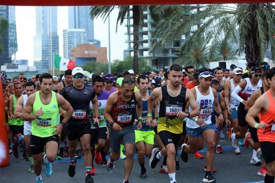 Durante la carrera