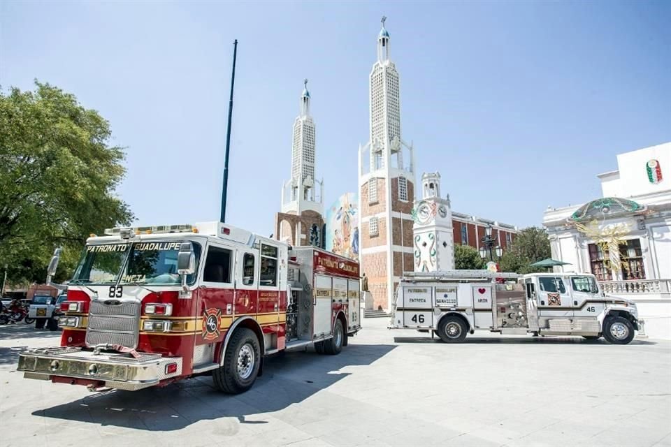 Unidades que se integran a las 58 existentes en las 5 estaciones de bomberos en Guadalupe, N.L.