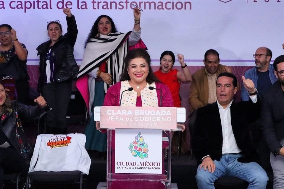 La Jefa de Gobierno electa, Clara Brugada, insistió en la creación de una Policía Metropolitana.