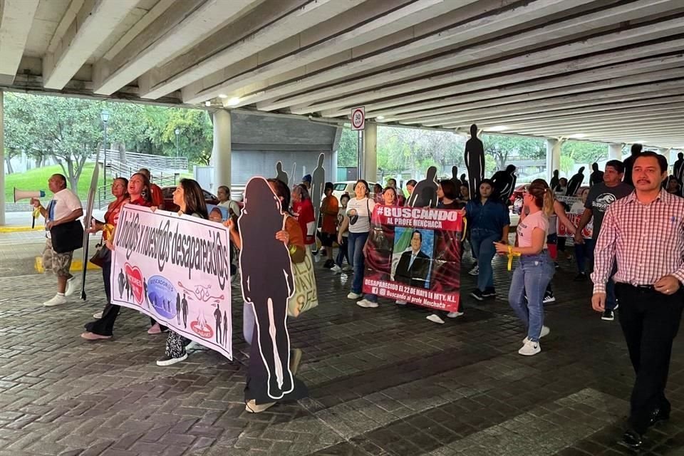 Familiares de personas desaparecidas marcharon en el Centro de la Ciudad.
