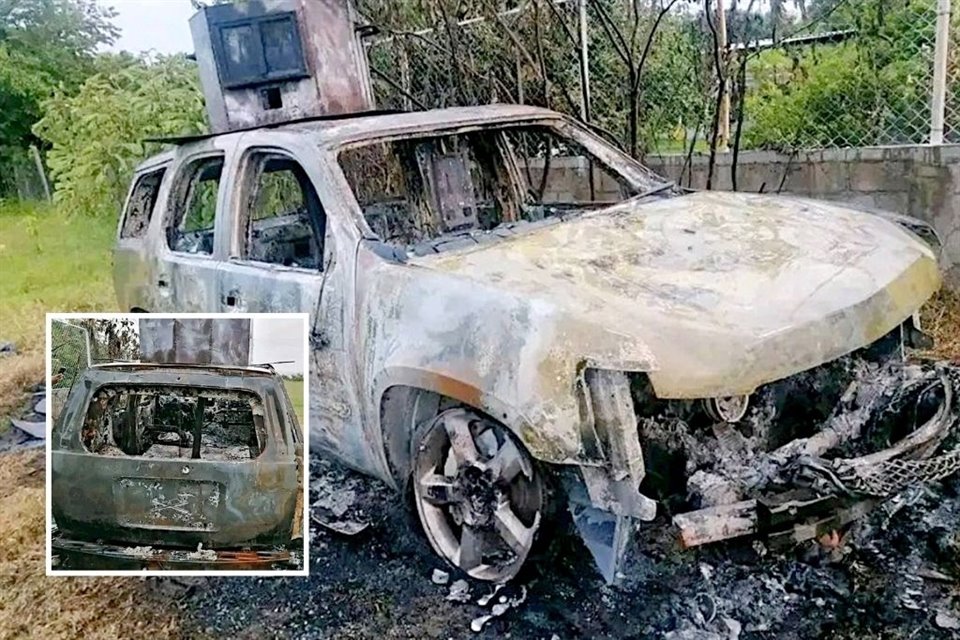 El sábado, criminales incendiaron vehículos y derrumbaron un puente en Chicomuselo.