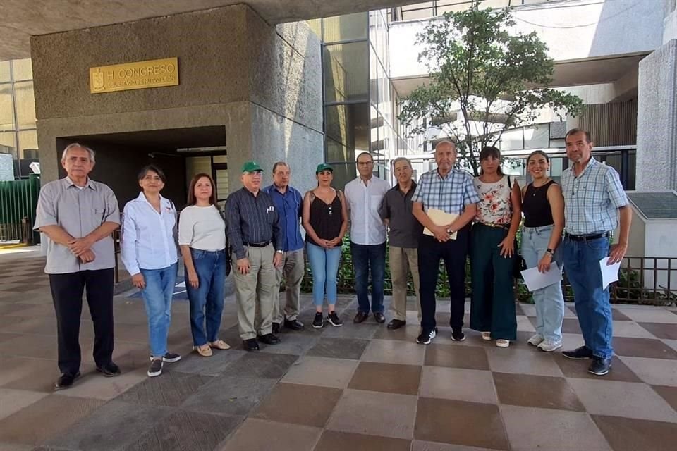 Los integrantes se presentaron afuera del Congreso.