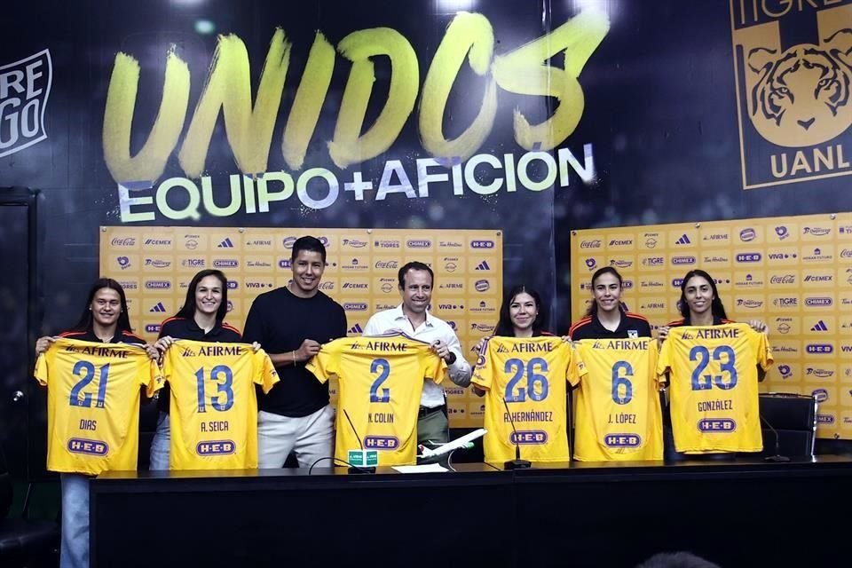Tigres Femenil presentó a sus 6 refuerzos para el Apertura 2024.