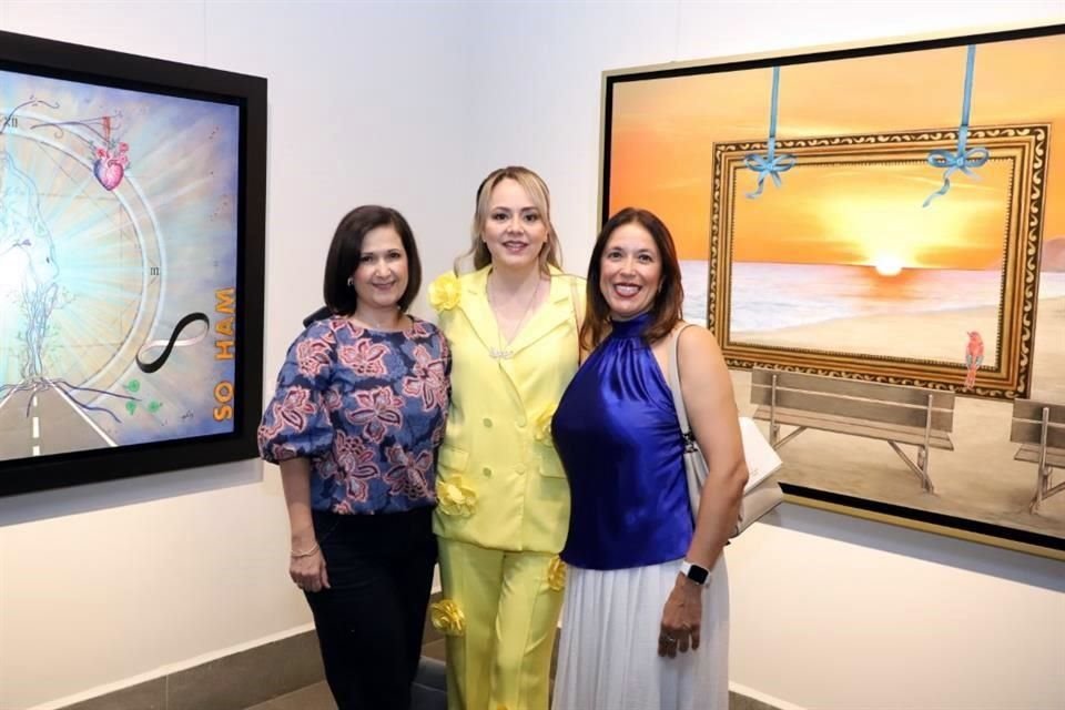 Cristina Salinas, Magaly Fuentes y Cande Robledo