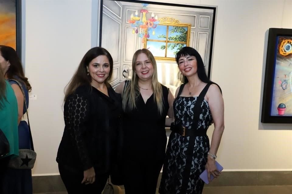 Cecilia Aguilar, Marisa Reza Santos y Georgina Gómez