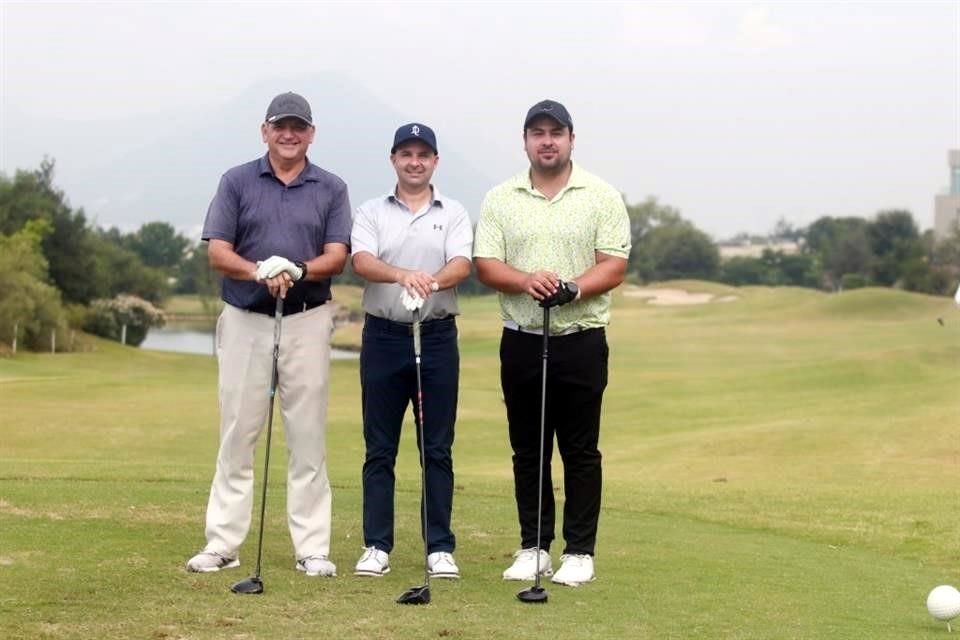 Fernando Cantú, Ricardo Berlanga y Adrián Vega