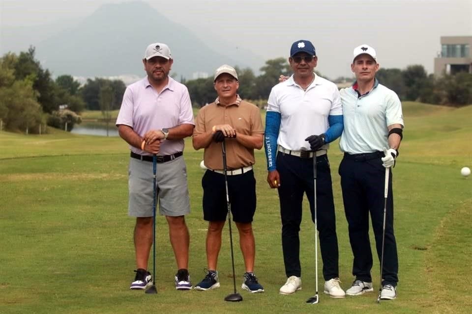 Fernando Castillo, Víctor Guerra, Pepe Hernández y Gabriel Ontiveros