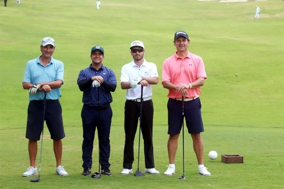 Juan Ignacio Sada, Abelardo García Palacios, Sergio Ríos y Antonio González Cortés