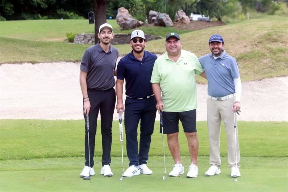 Juan José Cárdenas, Mauricio Rodríguez, Víctor Peña y Carlos Ríos