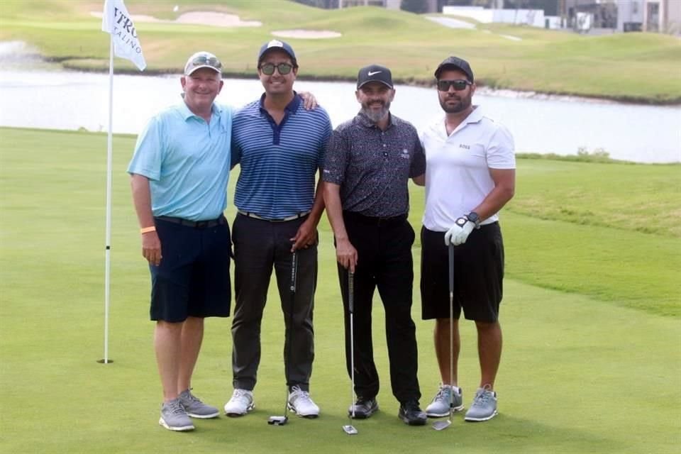 Tomás Treviño, Edgar Monroy, Jorge Ortega y Daniel González