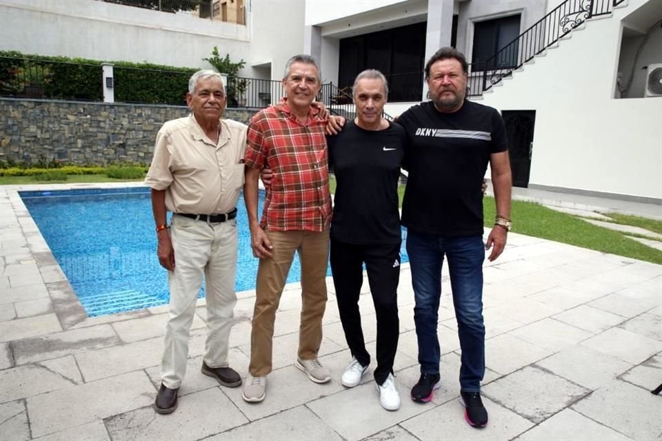 Humberto García Gutiérrez, Óscar Villagrán Valdez, Isaías Ábrego Cantú y Jesús Treviño Martínez