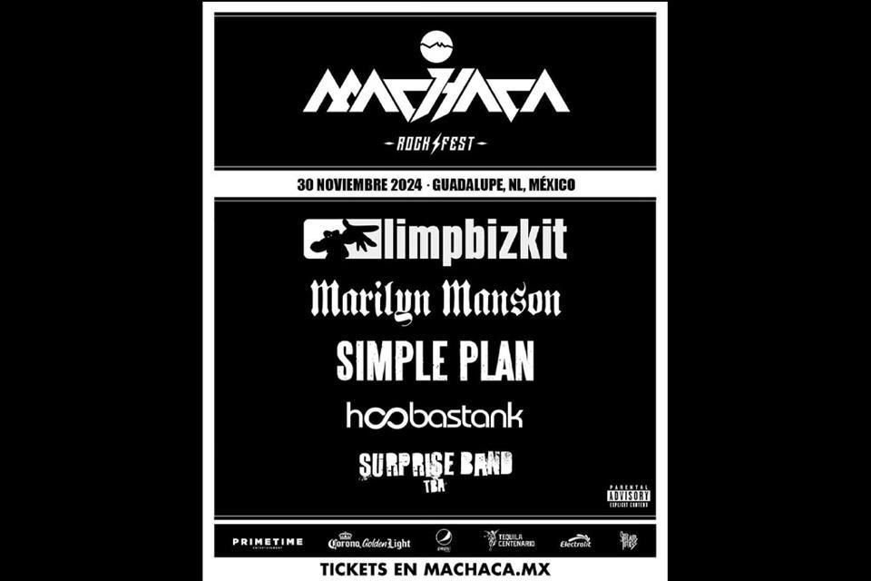 El festival Machaca Rock Fest dio a conocer las bandas que estarán en su edición 2024.