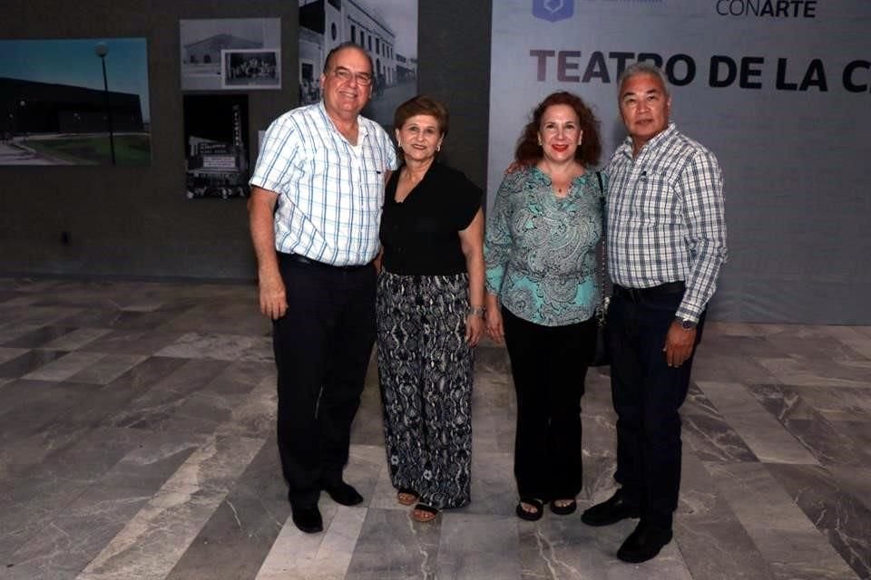 Celso Antonio Ramón, Elsa Irela Ramos, Elsa Villarreal y José Quiñones