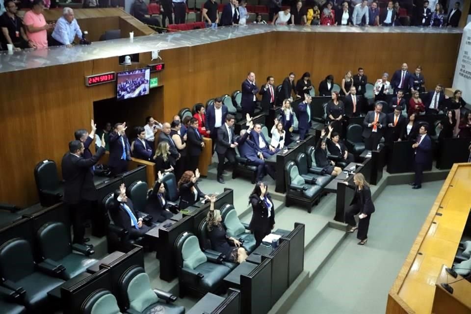 El Pleno del Congreso local del Estado de Nuevo León.