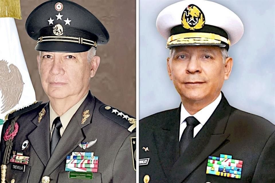 El General Ricardo Trevilla fue designado titular de la Sedena, mientras que el Almirante Raymundo Morales estará al frente de la Secretaría de Marina.