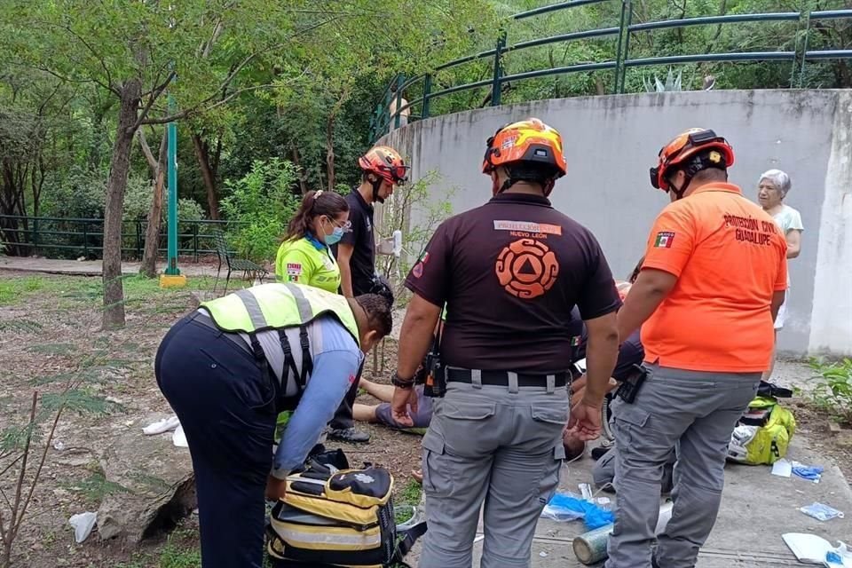 Las autoridades estiman que el hombre probablemente sufrió un infarto.