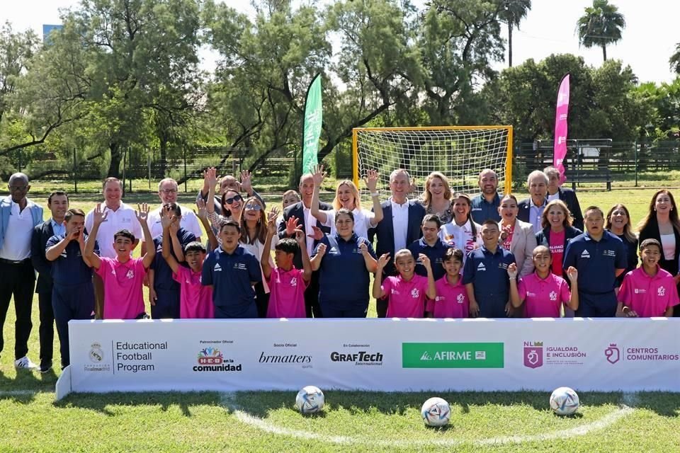 Todo fue posible gracias a la  colaboración de Brmatters y la Fundación Real Madrid México.