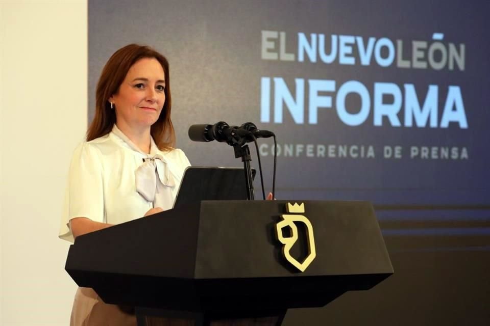 Maricarmen Martínez, Secretaria de Turismo de NL, también estuvo presente en el evento.
