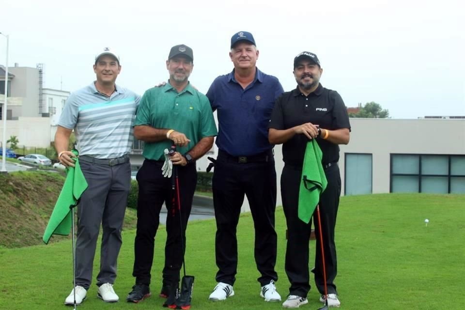 Erick Salazar, íictor Gutiérrez, Humberto Elías y Alfonso Loera
