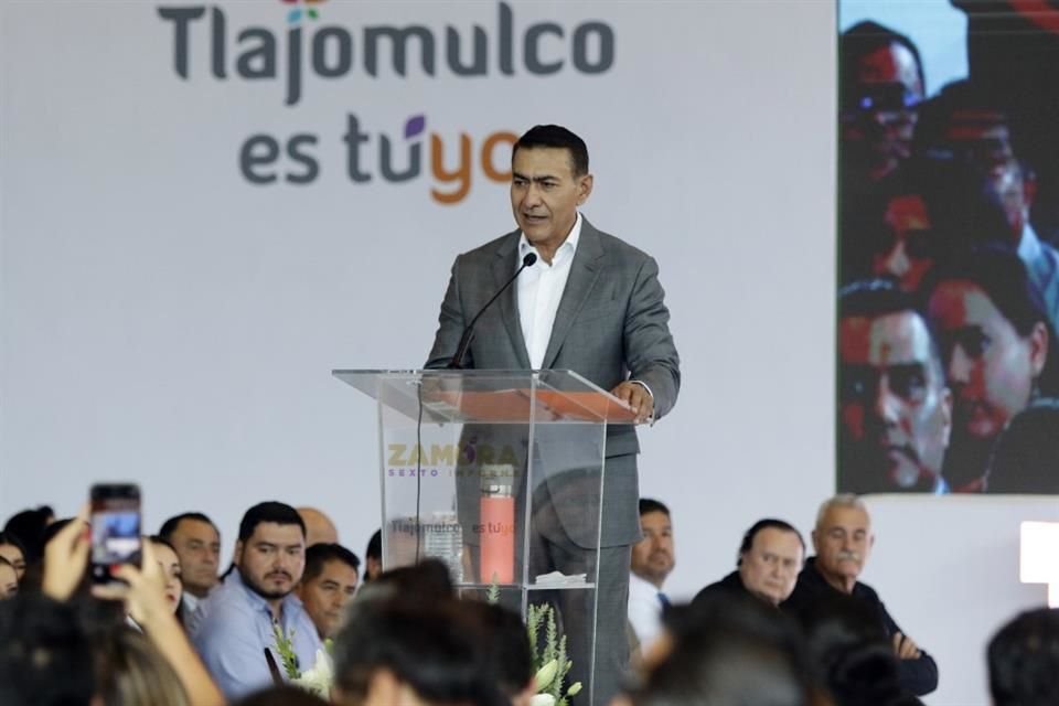 Sexto informe de gobierno de Salvador Zamora, presidente municipal de Tlajomulco de Zúñiga.