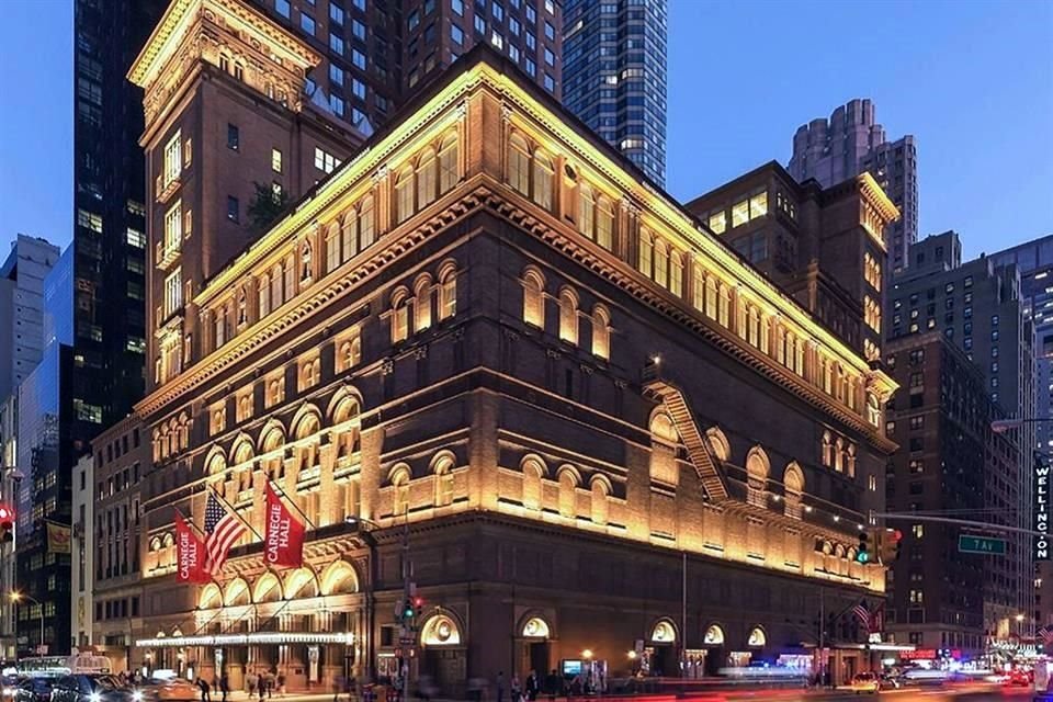 El Carnegie Hall de Nueva York.