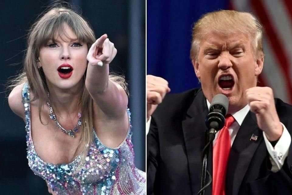 En un mensaje en la red Truth Social, el magnate Donald Trump aseguró que odia a Taylor Swift, quien apoya a Kamala Harris como presidenta.