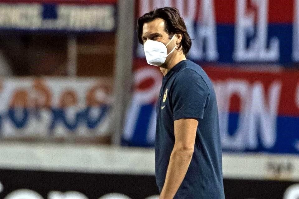 Santiago Solari está contento con el buen paso de su equipo y dice que se viene lo mejor.