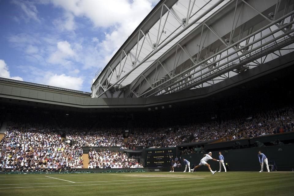 Wimbledon no se jugó en 2020 por la pandemia.