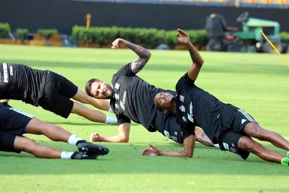 Los atacantes franceses regresaron este viernes a los entrenamientos con los Tigres.