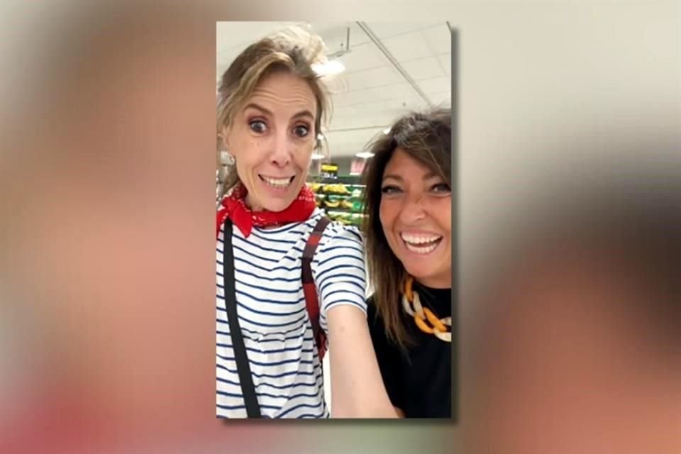 La humorista Vivy Lin (izq.) y su amiga Carla Alarcón se grabaron comprando en Sevilla hace unas semanas, y ahí empezó todo.