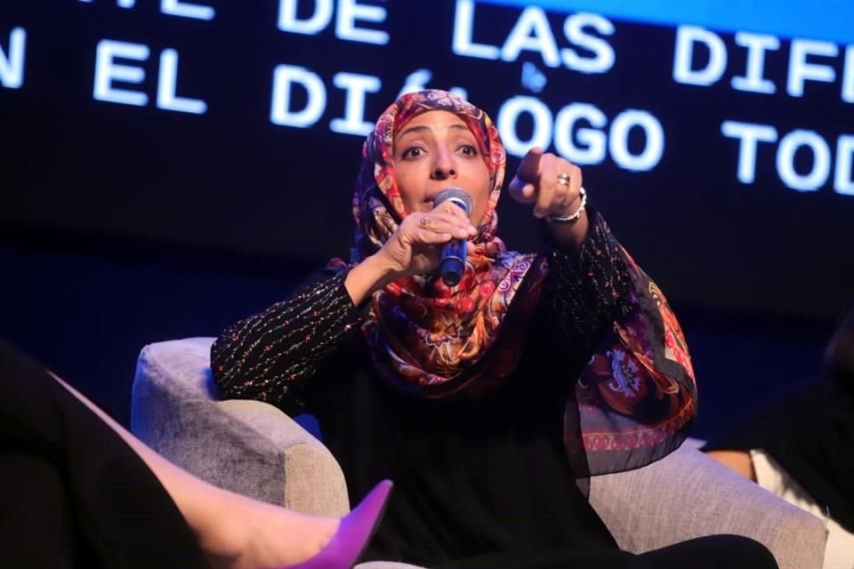 Tawakkol Karman, conocida como 'la Madre de la Revolución' en Yemen y premio Nobel de la Paz 2011.