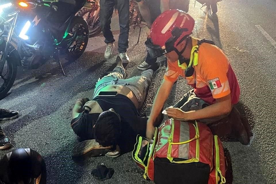 El segundo hecho se registró apenas unos minutos después de la medianoche sobre la Avenida Constitución, cerca de su cruce con Churubusco.