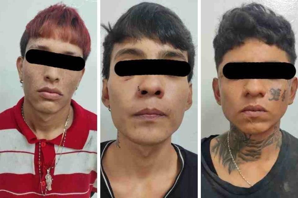 Juan de Dios, de 26 años; José Gustavo y Sergio Miguel, ambos de 21.
