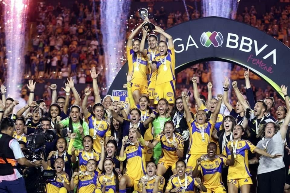 Tigres Femenil ha cosechado 6 títulos de Liga y 3 Campeón de Campeones.