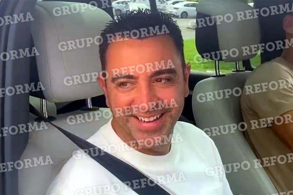 Xavi Hernández estuvo en las instalaciones de El Barrial este domingo.