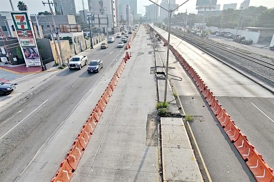 Hace unos meses, el Gobernador aseguró que habría el doble de trabajadores en las obras del Metro.